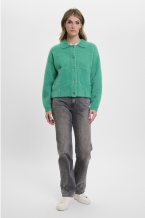 Rino en Pelle Boxy jacket 10807 clover green