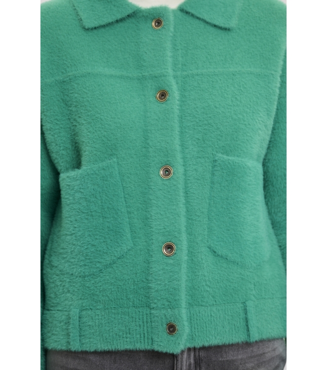 Rino en Pelle Boxy jacket 10807 clover green