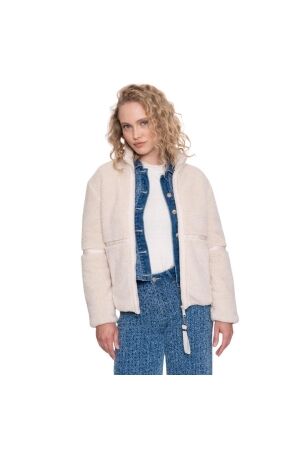 Geisha Jacket teddy short 010 Off white