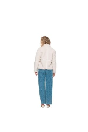 Geisha Jacket teddy short 010 Off white