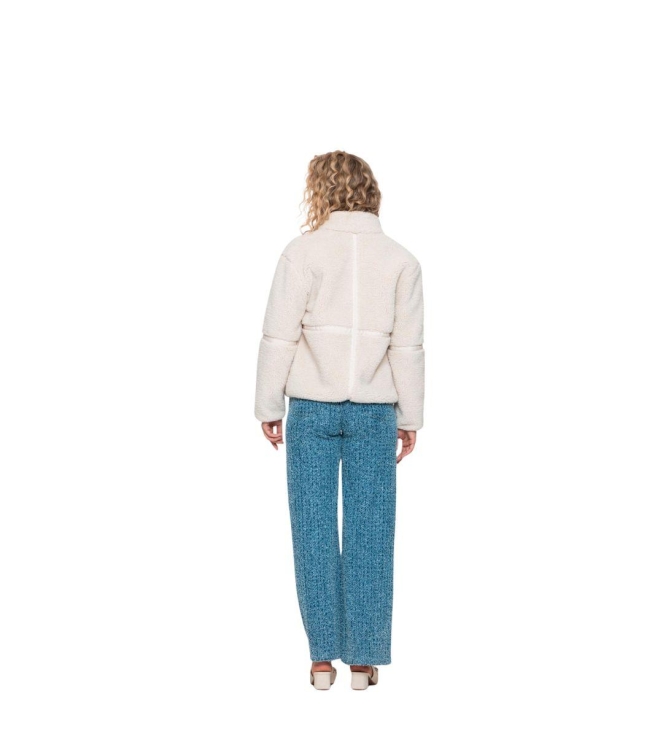 Geisha Jacket teddy short 010 Off white