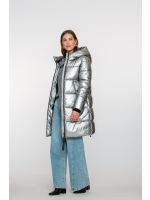 Geisha Jacket metallic mid long 000003 Metallic