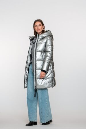 Geisha Jacket metallic mid long 000003 Metallic
