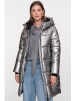 Geisha Jacket metallic mid long 000003 Metallic