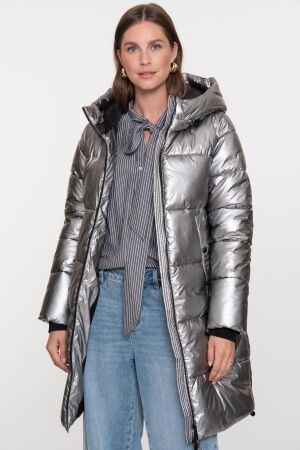 Geisha Jacket metallic mid long 000003 Metallic