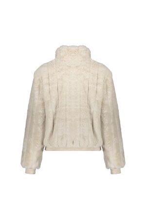 Geisha Jacket fake fur 000010 Offwhite