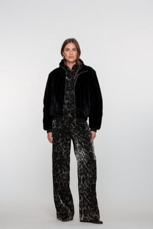 Geisha Jacket fake fur 000999 Black
