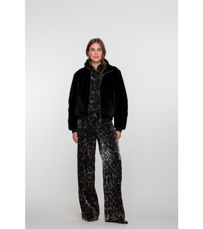 Geisha Jacket fake fur 000999 Black