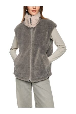 MarcCain Collections Weste 836 Soft charcoal