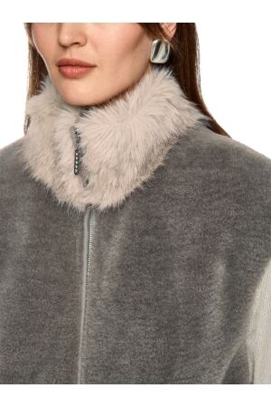 MarcCain Collections Weste 836 Soft charcoal