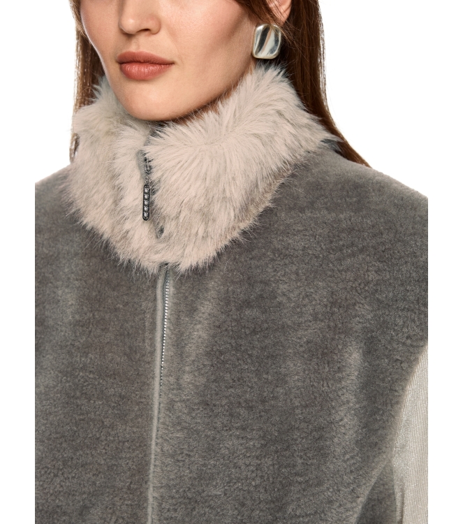 MarcCain Collections Weste 836 Soft charcoal