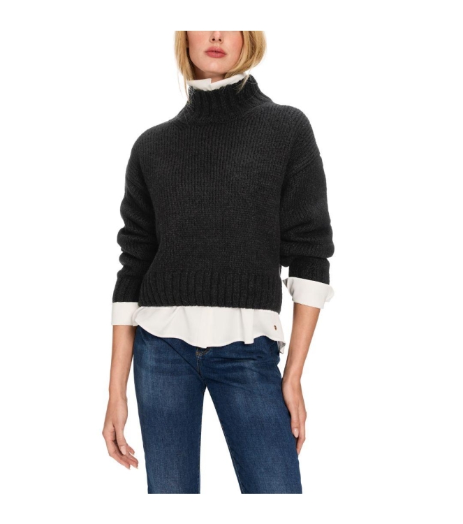 MarcCain Collections Pullover 836 Soft charcoal