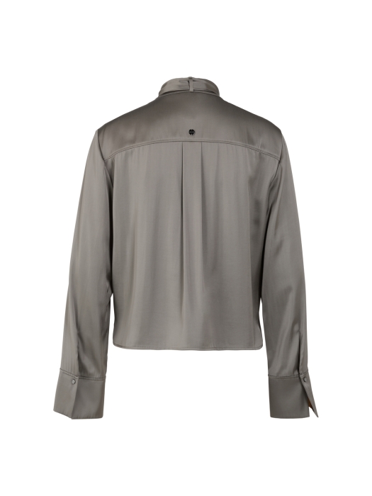 MarcCain Collections Bluse 836 Soft charcoal