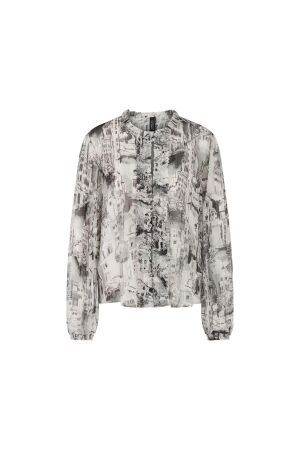 MarcCain Collections Bluse 182 Smoke