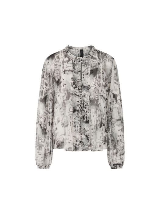 MarcCain Collections Bluse 182 Smoke
