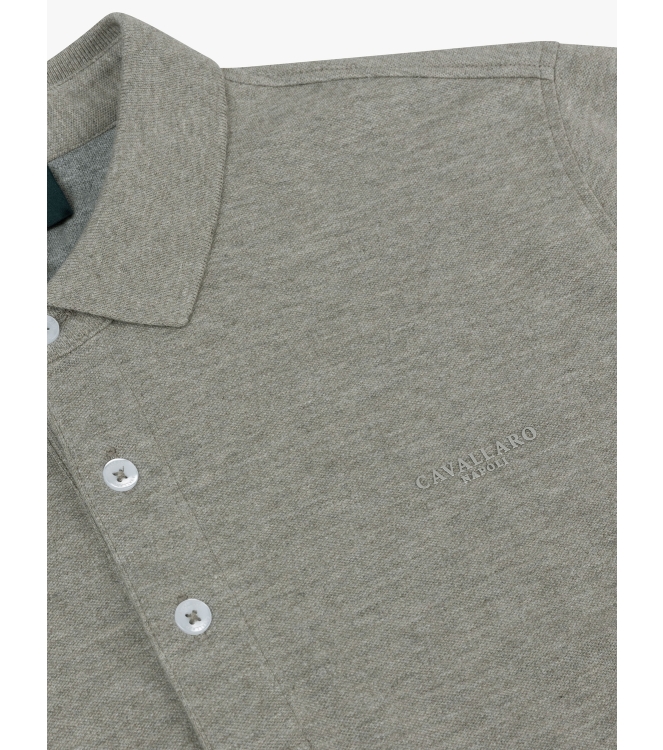 Cavallaro Bavone Polo 502006 Light green melange
