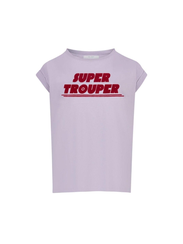 By-Bar Amsterdam Thelma trouper top 126 Pastel lilac