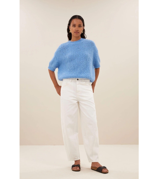 By-Bar Amsterdam Begum white pants 001 White