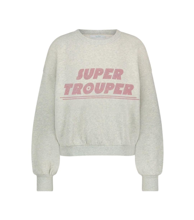 By-Bar Amsterdam Bibi trouper sweater 815 Light grey melee