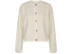 Neo Noir Limo fluffy knit cardigan 122 Creme