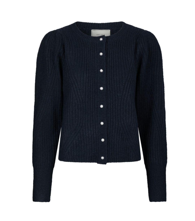 Neo Noir Puli knit cardigan 141 Navy