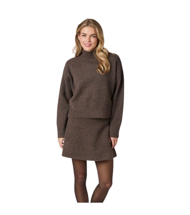 Neo Noir Gisa knit skirt 205 Brown