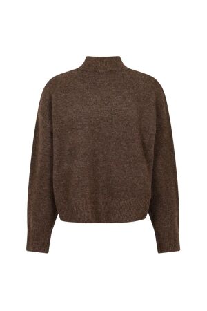 Neo Noir Paulina knit blouse 205 Brown