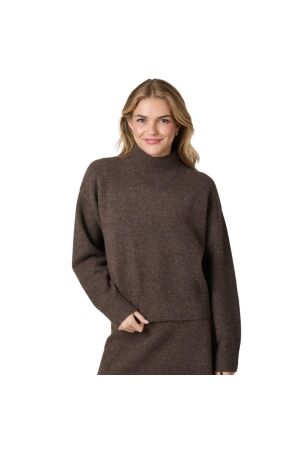 Neo Noir Paulina knit blouse 205 Brown