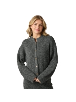 Neo Noir Taura fluffy knit cardigan 132 Antracit