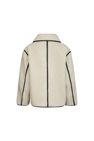 Neo Noir Edmund teddy jacket 124 Ivory