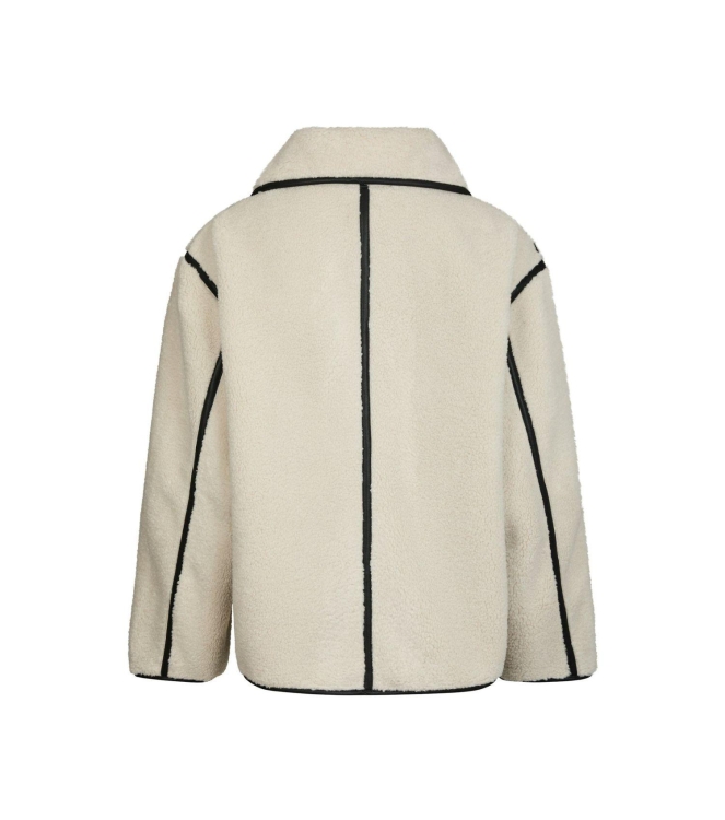 Neo Noir Edmund teddy jacket 124 Ivory