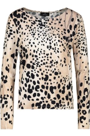 Monari Pullover 117 Cashmere gemustert
