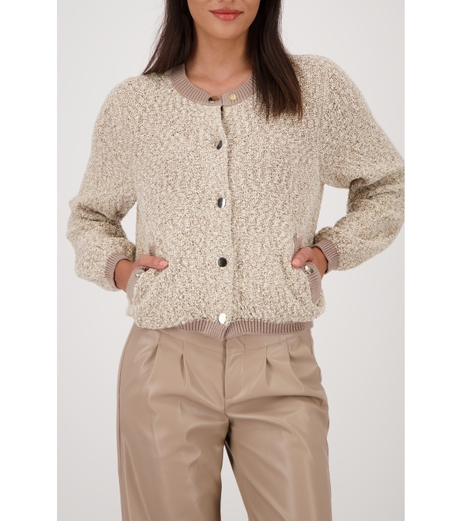 Monari Strickjacke 517 Truffle