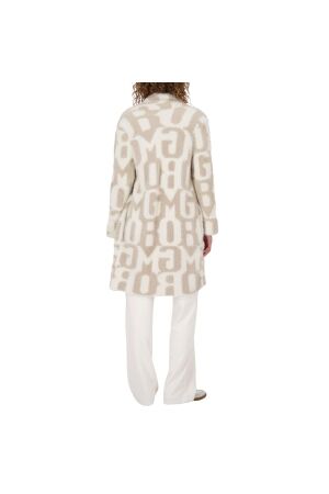 Monari Strickjacke 519 Truffle gemustert