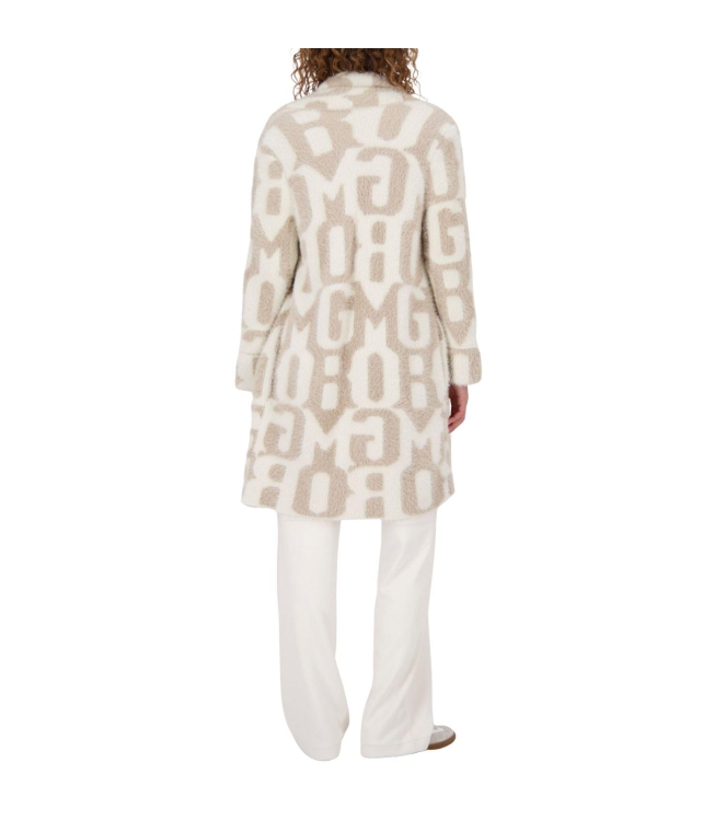 Monari Strickjacke 519 Truffle gemustert