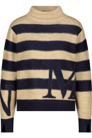 Monari Pullover 711 Night sky striped