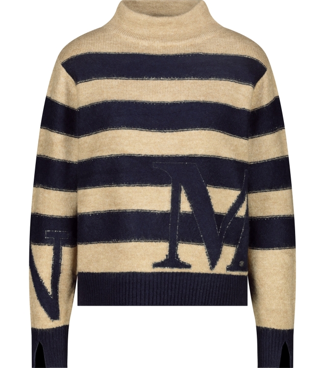 Monari Pullover 711 Night sky striped