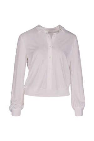 Yaya Jersey blouse top Off white