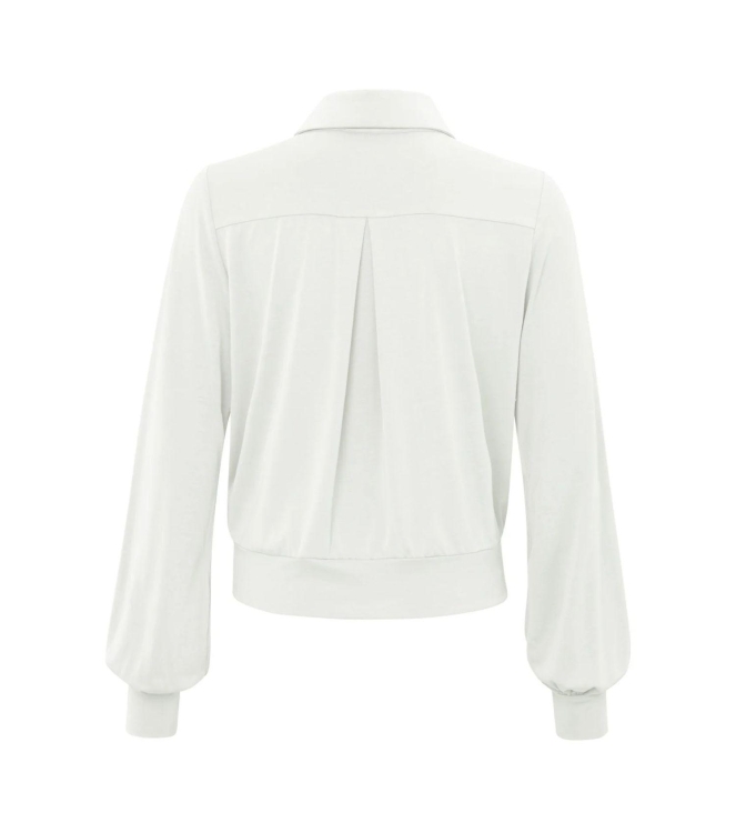 Yaya Jersey blouse top Off white