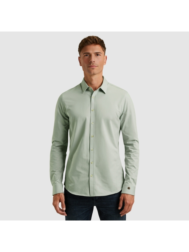 Cast Iron LONG SLEEVE SHIRT Twill Jersey 2 t 9040 Puraitan grey
