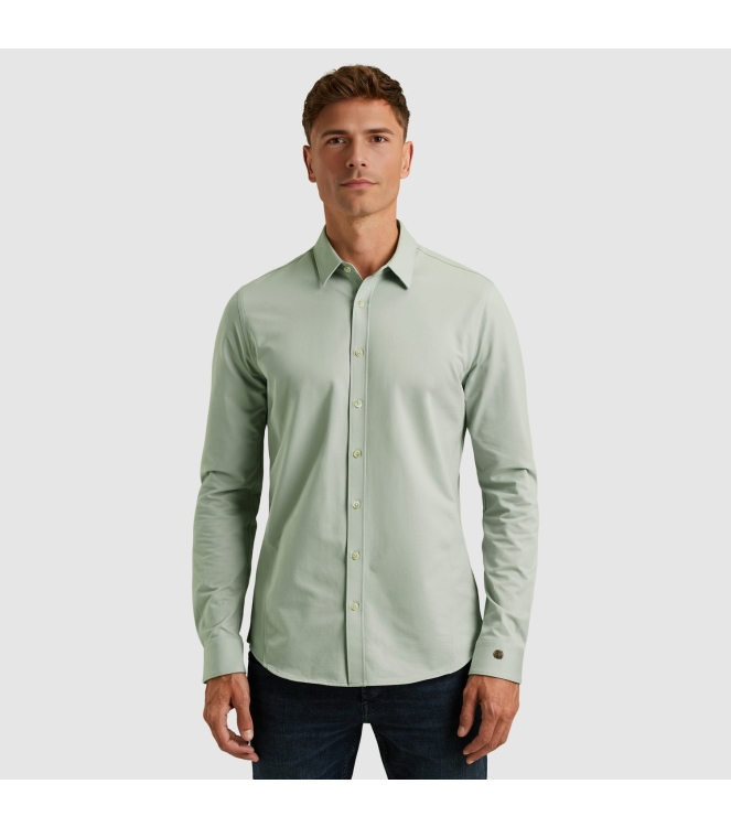 Cast Iron LONG SLEEVE SHIRT Twill Jersey 2 t 9040 Puraitan grey
