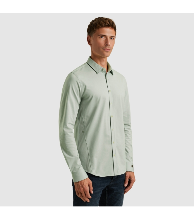 Cast Iron LONG SLEEVE SHIRT Twill Jersey 2 t 9040 Puraitan grey