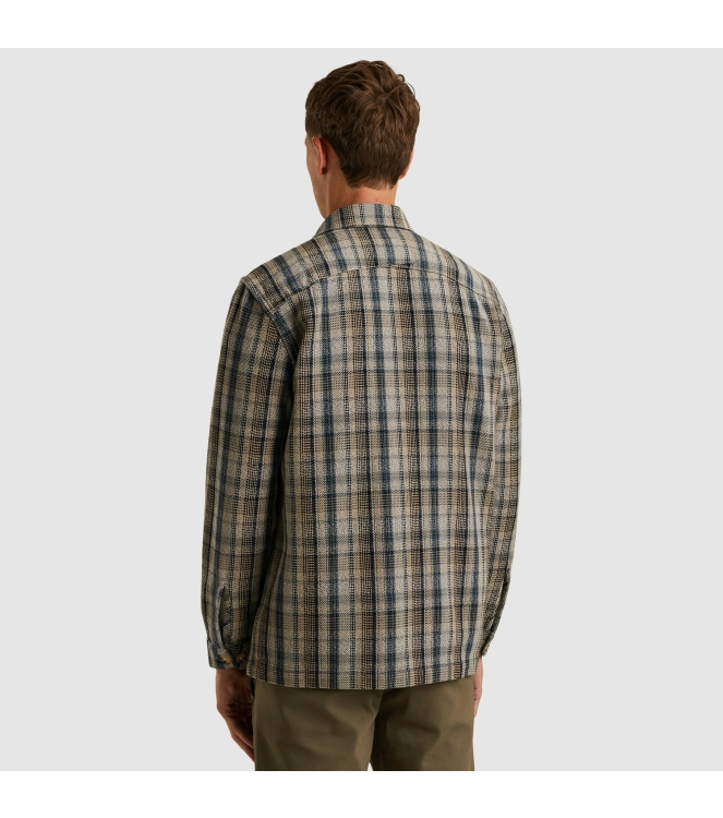 Cast Iron LONG SLEEVE SHIRT Heavy Check 9096 Stormy westher