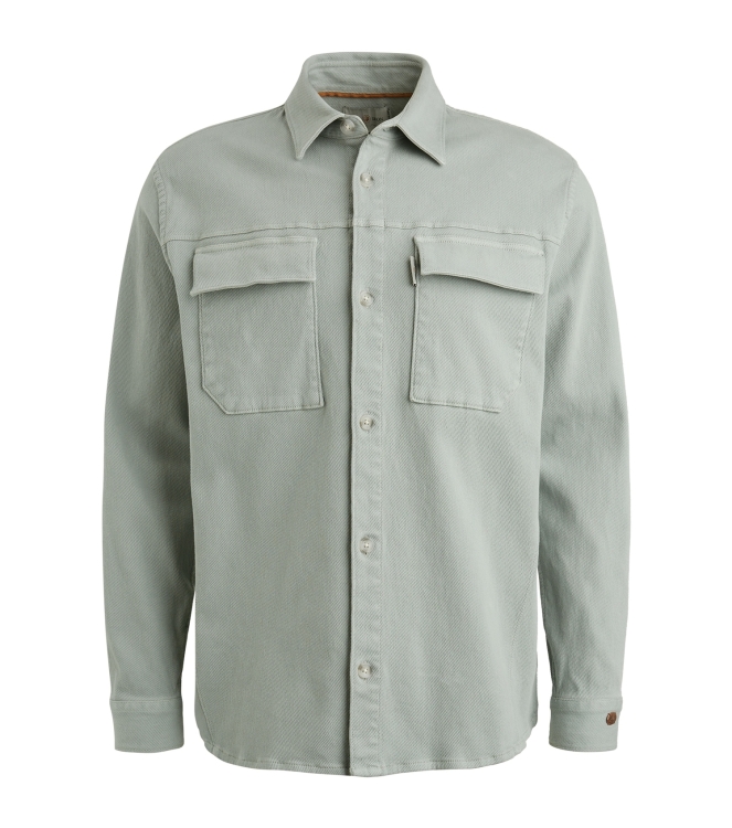 Cast Iron Long Sleeve Shirt Twill Stretch 9040 Puraitan grey