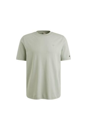 Cast Iron Short sleeve r-neck regular fit in 9040 Puritan grey