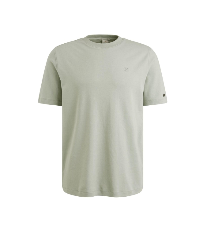 Cast Iron Short sleeve r-neck regular fit in 9040 Puritan grey
