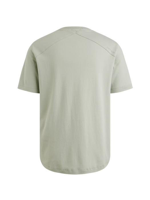 Cast Iron Short sleeve r-neck regular fit in 9040 Puritan grey