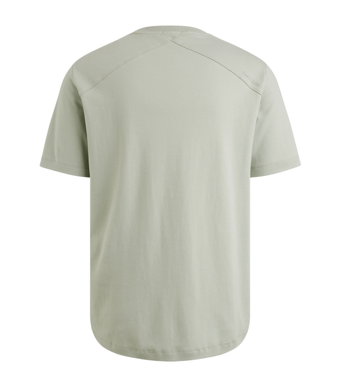 Cast Iron Short sleeve r-neck regular fit in 9040 Puritan grey