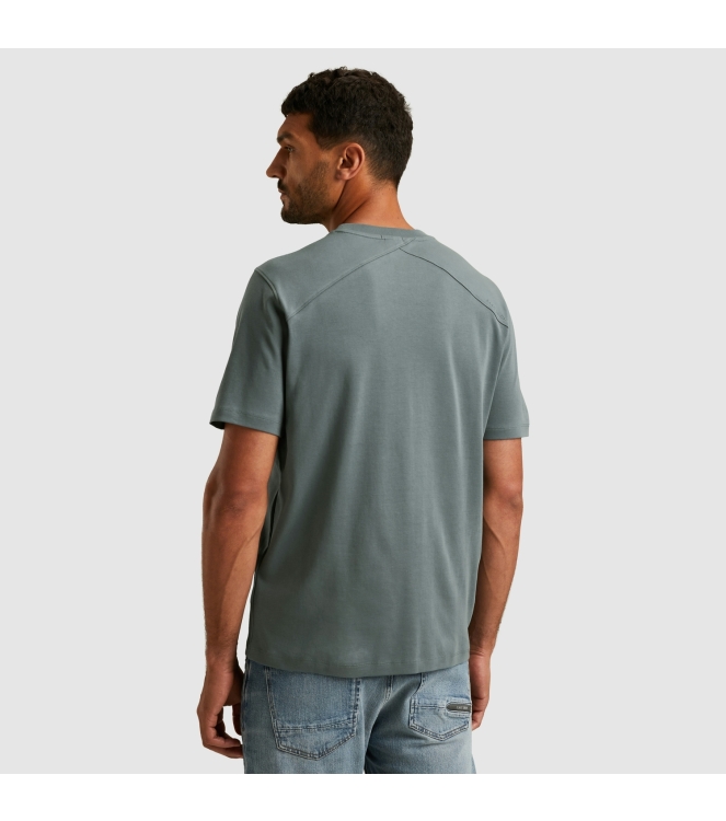 Cast Iron Short sleeve r-neck regular fit in 9096 Stormy weather