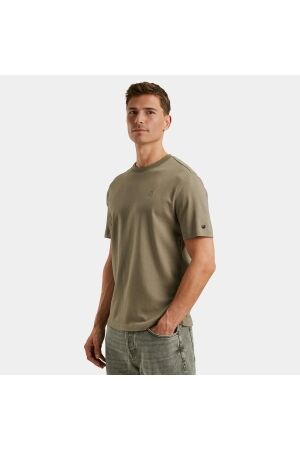 Cast Iron Short sleeve r-neck regular fit in 8025 Blindle